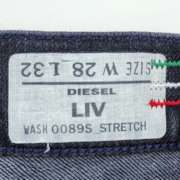 Diesel LIV Women's Black Wash Liv Stretch  Bootcut Jeans - 28X32 - Picture 3 of 8